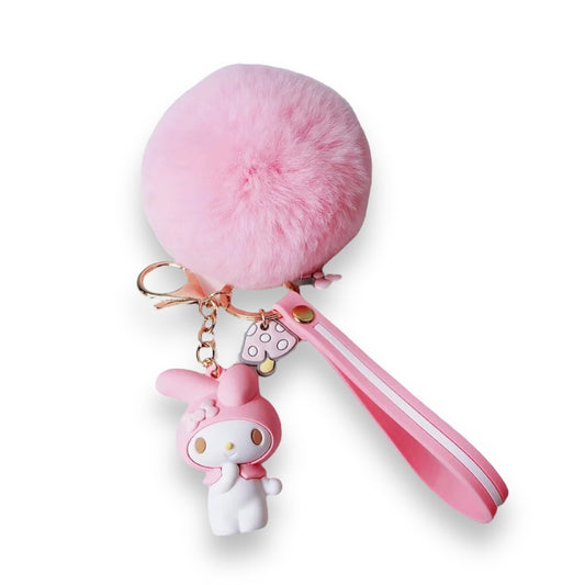 Melody Pom-Pom Keychain